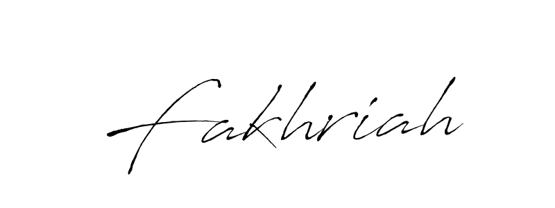 How to make Fakhriah name signature. Use Antro_Vectra style for creating short signs online. This is the latest handwritten sign. Fakhriah signature style 6 images and pictures png