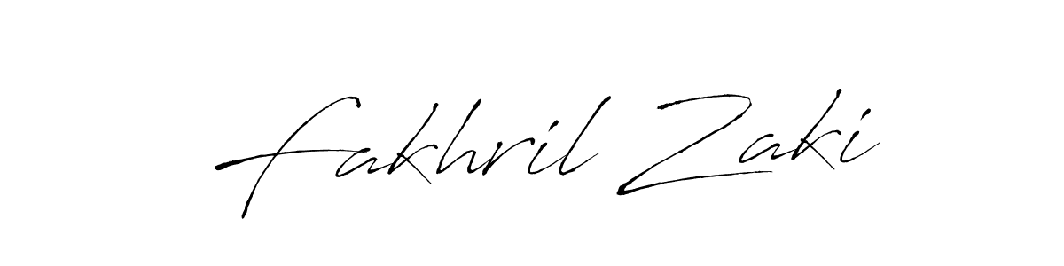 Make a beautiful signature design for name Fakhril Zaki. Use this online signature maker to create a handwritten signature for free. Fakhril Zaki signature style 6 images and pictures png