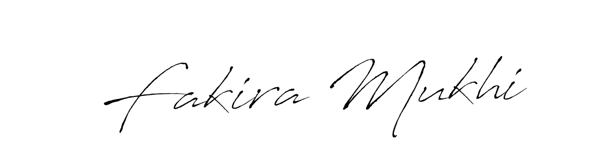 How to make Fakira Mukhi name signature. Use Antro_Vectra style for creating short signs online. This is the latest handwritten sign. Fakira Mukhi signature style 6 images and pictures png