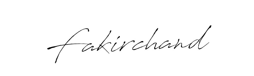 Make a beautiful signature design for name Fakirchand. With this signature (Antro_Vectra) style, you can create a handwritten signature for free. Fakirchand signature style 6 images and pictures png