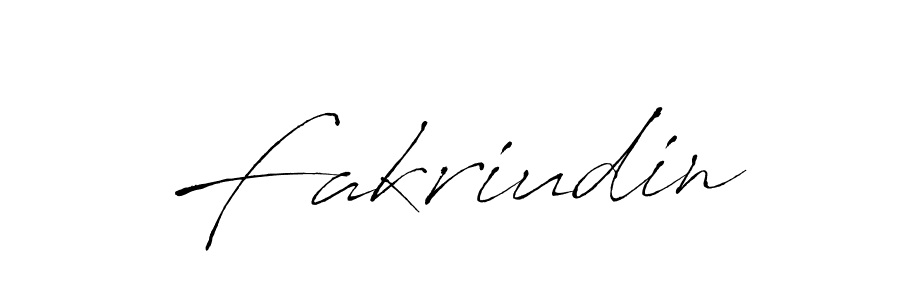 Fakriudin stylish signature style. Best Handwritten Sign (Antro_Vectra) for my name. Handwritten Signature Collection Ideas for my name Fakriudin. Fakriudin signature style 6 images and pictures png