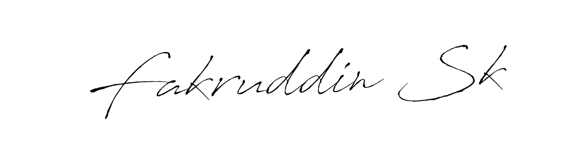 Create a beautiful signature design for name Fakruddin Sk. With this signature (Antro_Vectra) fonts, you can make a handwritten signature for free. Fakruddin Sk signature style 6 images and pictures png