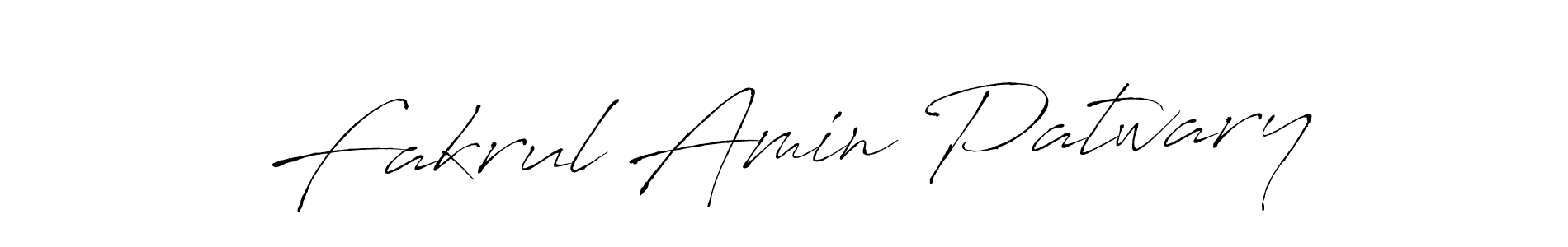Create a beautiful signature design for name Fakrul Amin Patwary. With this signature (Antro_Vectra) fonts, you can make a handwritten signature for free. Fakrul Amin Patwary signature style 6 images and pictures png