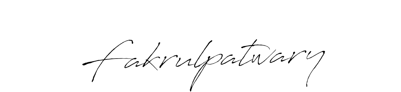 Fakrulpatwary stylish signature style. Best Handwritten Sign (Antro_Vectra) for my name. Handwritten Signature Collection Ideas for my name Fakrulpatwary. Fakrulpatwary signature style 6 images and pictures png