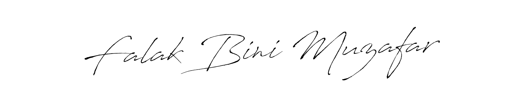 Make a beautiful signature design for name Falak Bini Muzafar. With this signature (Antro_Vectra) style, you can create a handwritten signature for free. Falak Bini Muzafar signature style 6 images and pictures png
