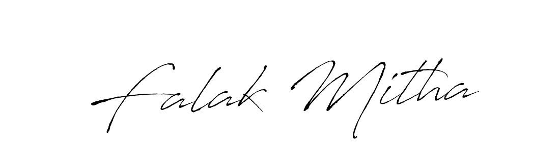 How to make Falak Mitha signature? Antro_Vectra is a professional autograph style. Create handwritten signature for Falak Mitha name. Falak Mitha signature style 6 images and pictures png