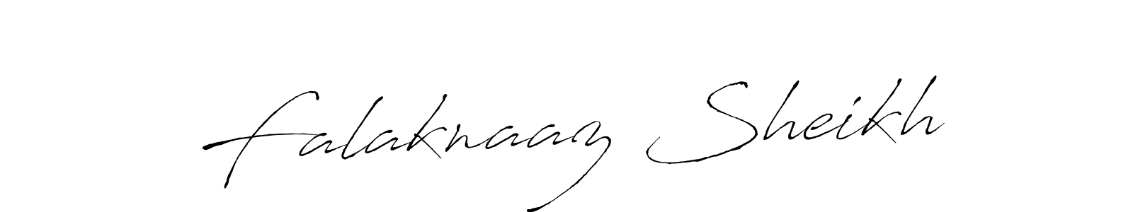 Falaknaaz Sheikh stylish signature style. Best Handwritten Sign (Antro_Vectra) for my name. Handwritten Signature Collection Ideas for my name Falaknaaz Sheikh. Falaknaaz Sheikh signature style 6 images and pictures png