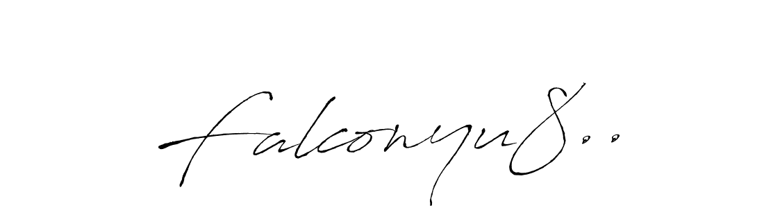 Create a beautiful signature design for name Falconyu8... With this signature (Antro_Vectra) fonts, you can make a handwritten signature for free. Falconyu8.. signature style 6 images and pictures png