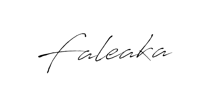 Use a signature maker to create a handwritten signature online. With this signature software, you can design (Antro_Vectra) your own signature for name Faleaka. Faleaka signature style 6 images and pictures png