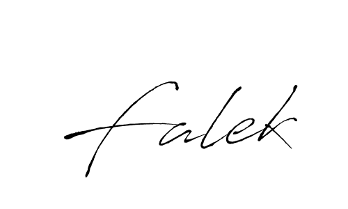 Make a beautiful signature design for name Falek. With this signature (Antro_Vectra) style, you can create a handwritten signature for free. Falek signature style 6 images and pictures png