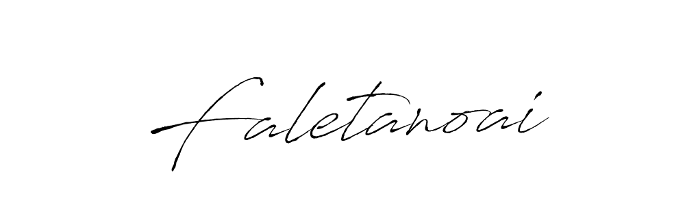 Also we have Faletanoai name is the best signature style. Create professional handwritten signature collection using Antro_Vectra autograph style. Faletanoai signature style 6 images and pictures png