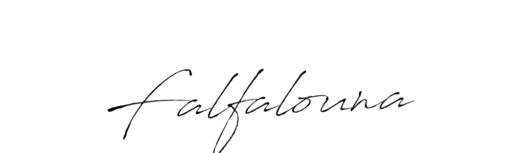 Falfalouna stylish signature style. Best Handwritten Sign (Antro_Vectra) for my name. Handwritten Signature Collection Ideas for my name Falfalouna. Falfalouna signature style 6 images and pictures png