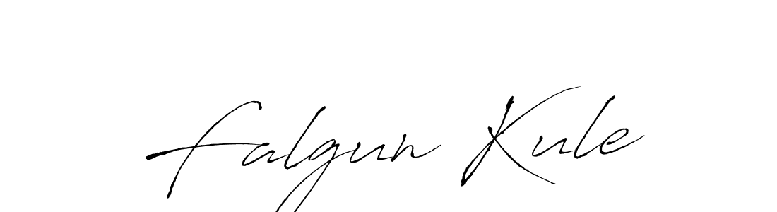 Create a beautiful signature design for name Falgun Kule. With this signature (Antro_Vectra) fonts, you can make a handwritten signature for free. Falgun Kule signature style 6 images and pictures png