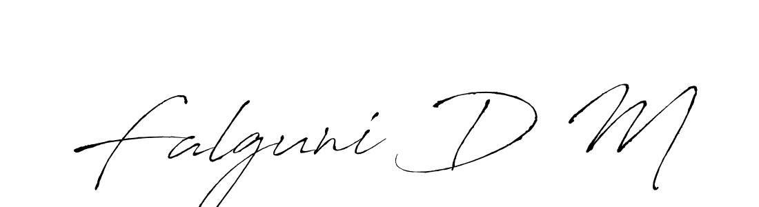 Design your own signature with our free online signature maker. With this signature software, you can create a handwritten (Antro_Vectra) signature for name Falguni D M. Falguni D M signature style 6 images and pictures png