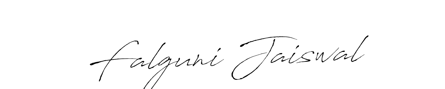 Design your own signature with our free online signature maker. With this signature software, you can create a handwritten (Antro_Vectra) signature for name Falguni Jaiswal. Falguni Jaiswal signature style 6 images and pictures png