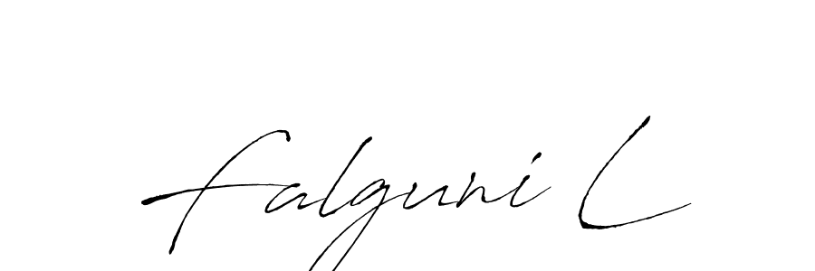 Use a signature maker to create a handwritten signature online. With this signature software, you can design (Antro_Vectra) your own signature for name Falguni L. Falguni L signature style 6 images and pictures png