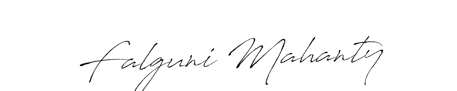 Falguni Mahanty stylish signature style. Best Handwritten Sign (Antro_Vectra) for my name. Handwritten Signature Collection Ideas for my name Falguni Mahanty. Falguni Mahanty signature style 6 images and pictures png