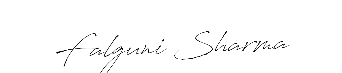 Make a beautiful signature design for name Falguni Sharma. With this signature (Antro_Vectra) style, you can create a handwritten signature for free. Falguni Sharma signature style 6 images and pictures png