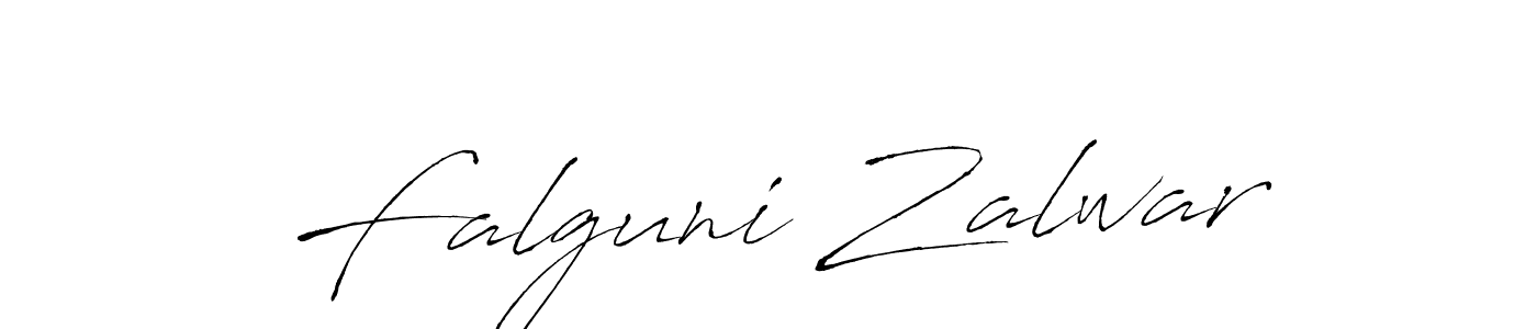 Make a short Falguni Zalwar signature style. Manage your documents anywhere anytime using Antro_Vectra. Create and add eSignatures, submit forms, share and send files easily. Falguni Zalwar signature style 6 images and pictures png