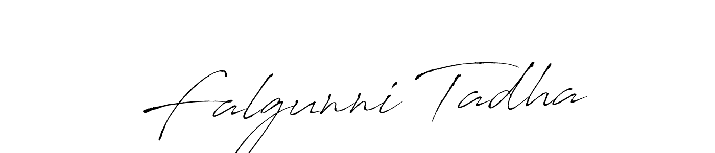 Make a beautiful signature design for name Falgunni Tadha. With this signature (Antro_Vectra) style, you can create a handwritten signature for free. Falgunni Tadha signature style 6 images and pictures png