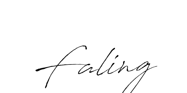 How to make Faling name signature. Use Antro_Vectra style for creating short signs online. This is the latest handwritten sign. Faling signature style 6 images and pictures png