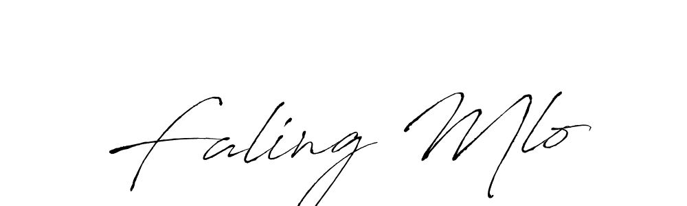 Design your own signature with our free online signature maker. With this signature software, you can create a handwritten (Antro_Vectra) signature for name Faling Mlo. Faling Mlo signature style 6 images and pictures png