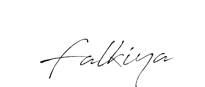 Use a signature maker to create a handwritten signature online. With this signature software, you can design (Antro_Vectra) your own signature for name Falkiya. Falkiya signature style 6 images and pictures png