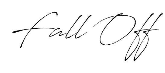 Turn your name Fall Off into a signature brand with Antro_Vectra styling. Download in standard PNG or transparent format anytime. Fall Off signature style 6 images and pictures png