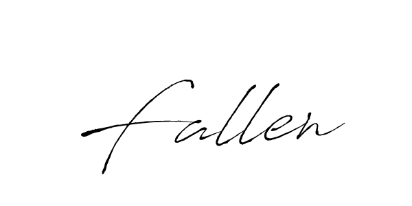 Make a beautiful signature design for name Fallen. With this signature (Antro_Vectra) style, you can create a handwritten signature for free. Fallen signature style 6 images and pictures png