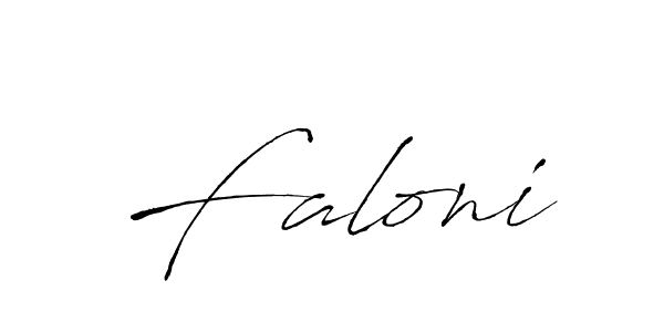 How to make Faloni signature? Antro_Vectra is a professional autograph style. Create handwritten signature for Faloni name. Faloni signature style 6 images and pictures png