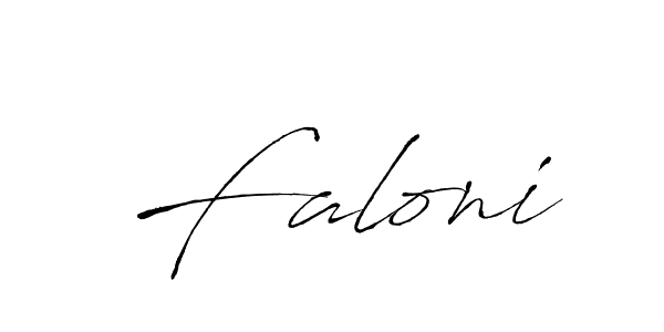 Antro_Vectra is a professional signature style that is perfect for those who want to add a touch of class to their signature. It is also a great choice for those who want to make their signature more unique. Get Faloni name to fancy signature for free. Faloni signature style 6 images and pictures png