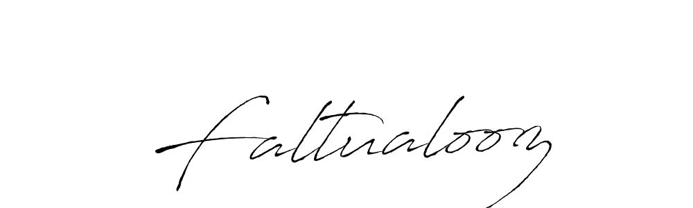 Faltualooz stylish signature style. Best Handwritten Sign (Antro_Vectra) for my name. Handwritten Signature Collection Ideas for my name Faltualooz. Faltualooz signature style 6 images and pictures png