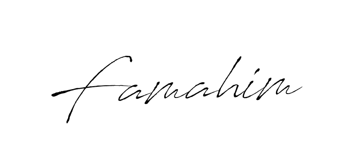 Make a short Famahim signature style. Manage your documents anywhere anytime using Antro_Vectra. Create and add eSignatures, submit forms, share and send files easily. Famahim signature style 6 images and pictures png