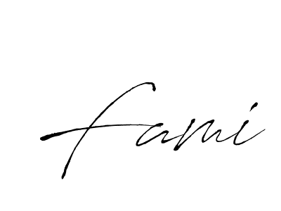 if you are searching for the best signature style for your name Fami. so please give up your signature search. here we have designed multiple signature styles  using Antro_Vectra. Fami signature style 6 images and pictures png