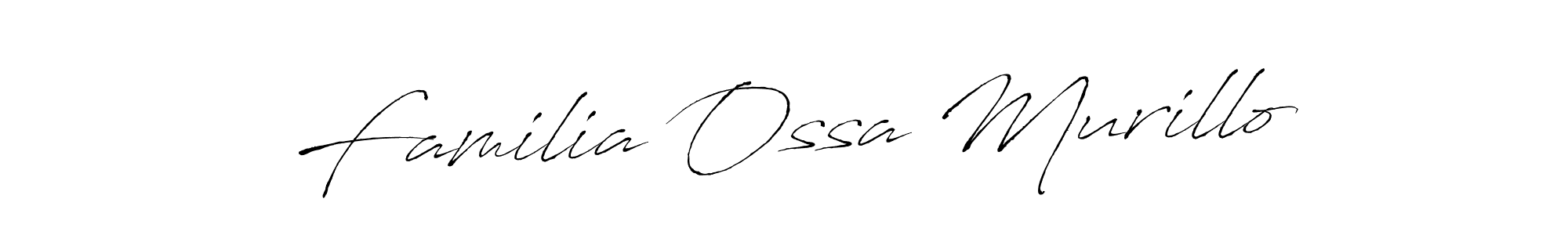 Also You can easily find your signature by using the search form. We will create Familia Ossa Murillo name handwritten signature images for you free of cost using Antro_Vectra sign style. Familia Ossa Murillo signature style 6 images and pictures png