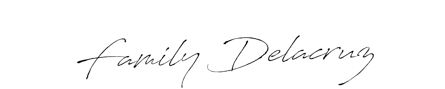 You should practise on your own different ways (Antro_Vectra) to write your name (Family Delacruz) in signature. don't let someone else do it for you. Family Delacruz signature style 6 images and pictures png