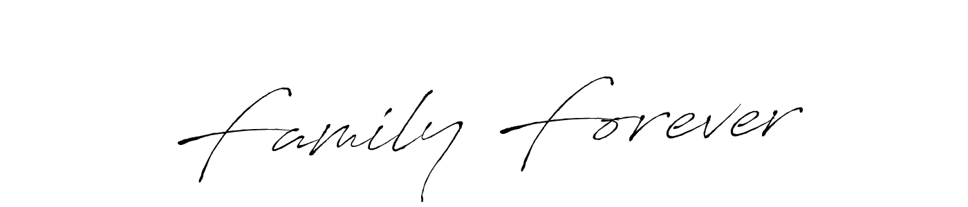 How to make Family Forever signature? Antro_Vectra is a professional autograph style. Create handwritten signature for Family Forever name. Family Forever signature style 6 images and pictures png