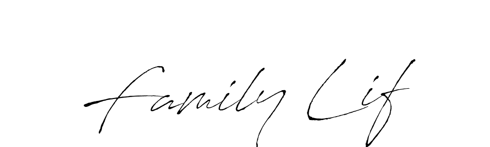 You should practise on your own different ways (Antro_Vectra) to write your name (Family Lif) in signature. don't let someone else do it for you. Family Lif signature style 6 images and pictures png