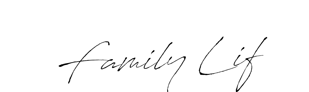 You should practise on your own different ways (Antro_Vectra) to write your name (Family Lif) in signature. don't let someone else do it for you. Family Lif signature style 6 images and pictures png