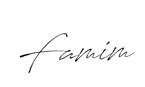 Antro_Vectra is a professional signature style that is perfect for those who want to add a touch of class to their signature. It is also a great choice for those who want to make their signature more unique. Get Famim name to fancy signature for free. Famim signature style 6 images and pictures png