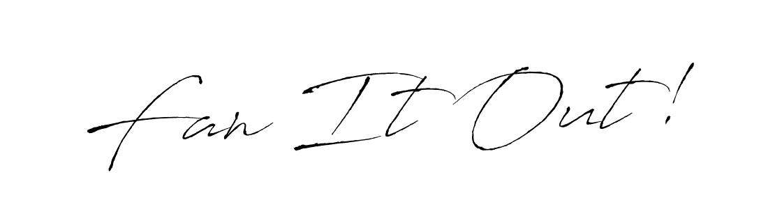 How to make Fan It Out! name signature. Use Antro_Vectra style for creating short signs online. This is the latest handwritten sign. Fan It Out! signature style 6 images and pictures png