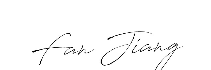 How to make Fan Jiang signature? Antro_Vectra is a professional autograph style. Create handwritten signature for Fan Jiang name. Fan Jiang signature style 6 images and pictures png