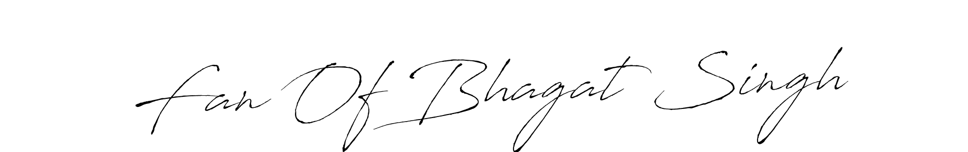 Antro_Vectra is a professional signature style that is perfect for those who want to add a touch of class to their signature. It is also a great choice for those who want to make their signature more unique. Get Fan Of Bhagat Singh name to fancy signature for free. Fan Of Bhagat Singh signature style 6 images and pictures png