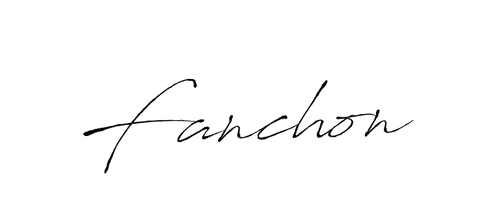 Make a beautiful signature design for name Fanchon. Use this online signature maker to create a handwritten signature for free. Fanchon signature style 6 images and pictures png