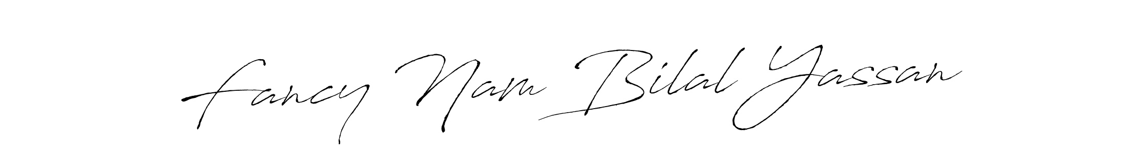 Make a beautiful signature design for name Fancy Nam Bilal Yassan. Use this online signature maker to create a handwritten signature for free. Fancy Nam Bilal Yassan signature style 6 images and pictures png