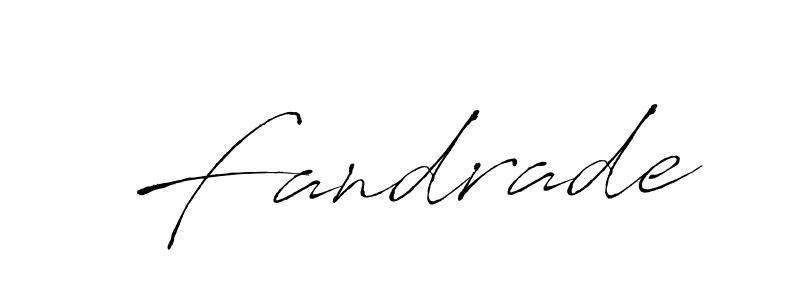 How to make Fandrade signature? Antro_Vectra is a professional autograph style. Create handwritten signature for Fandrade name. Fandrade signature style 6 images and pictures png