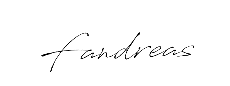 Create a beautiful signature design for name Fandreas. With this signature (Antro_Vectra) fonts, you can make a handwritten signature for free. Fandreas signature style 6 images and pictures png