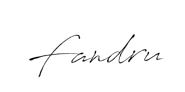 You should practise on your own different ways (Antro_Vectra) to write your name (Fandru) in signature. don't let someone else do it for you. Fandru signature style 6 images and pictures png