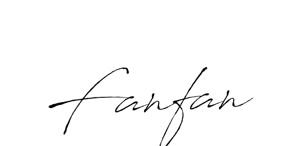 You should practise on your own different ways (Antro_Vectra) to write your name (Fanfan) in signature. don't let someone else do it for you. Fanfan signature style 6 images and pictures png