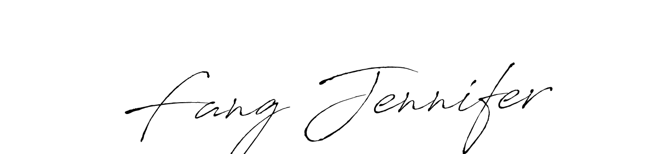 Use a signature maker to create a handwritten signature online. With this signature software, you can design (Antro_Vectra) your own signature for name Fang Jennifer. Fang Jennifer signature style 6 images and pictures png